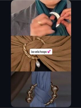 Vela Hijab Hoops iso